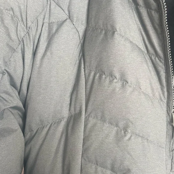 Eddie Bauer Women's Charcoal Puffer Jacket down XL EUC!! Down - Picture 7 of 9